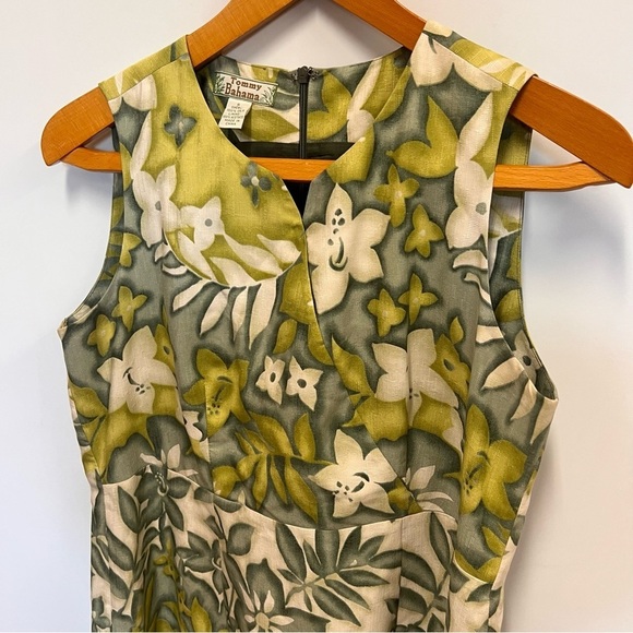 Vintage Tommy Bahama 100% Silk Shift Dress size small - Picture 3 of 11